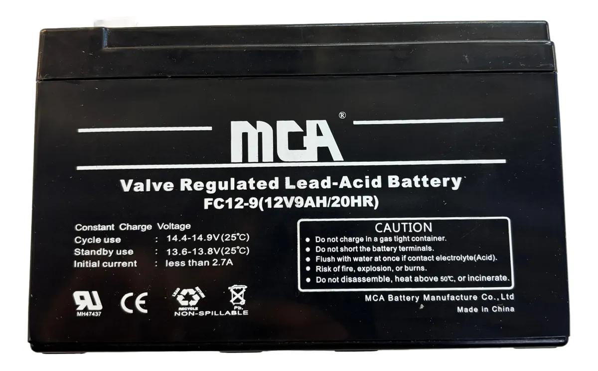 Imagen del Producto: BATERIA 12V 9 AH en Area Electric